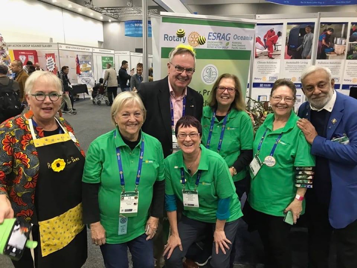 ESRAG group at a Rotary event